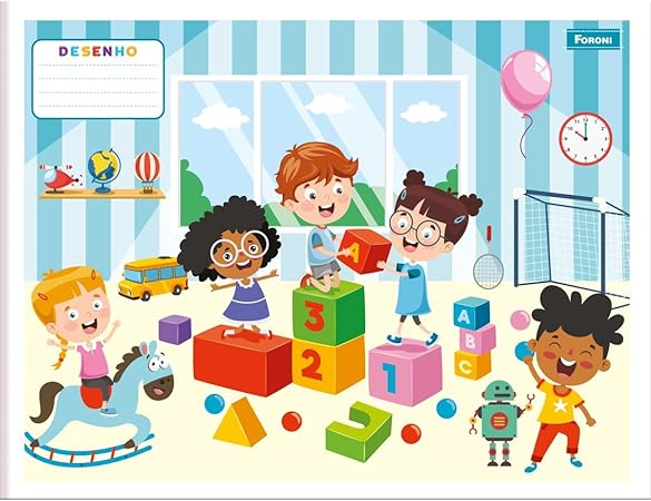 Caderno Foroni Desenho Brochura Basic 40F Pt20 Fsc