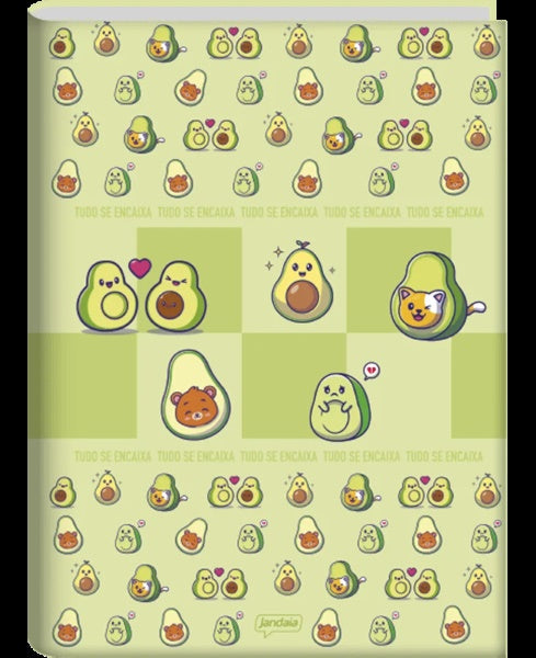 Caderno Brochura Jandaia 1/4 80F Iconic