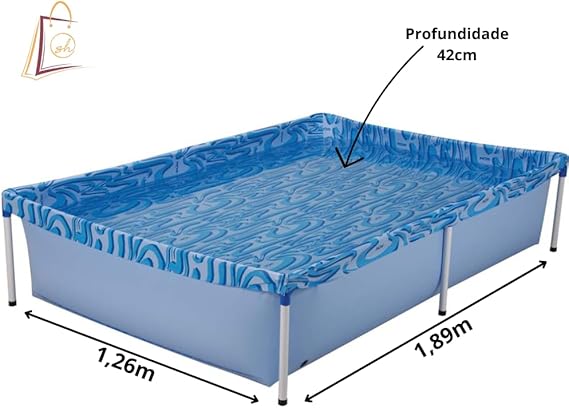 Piscina Estruturada Mor 1000L