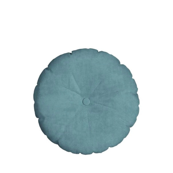 Almofada Velveteen 40Cm Azul Belchior