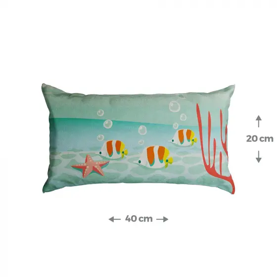 Almofada Kids 20x40 Peixes Belchior