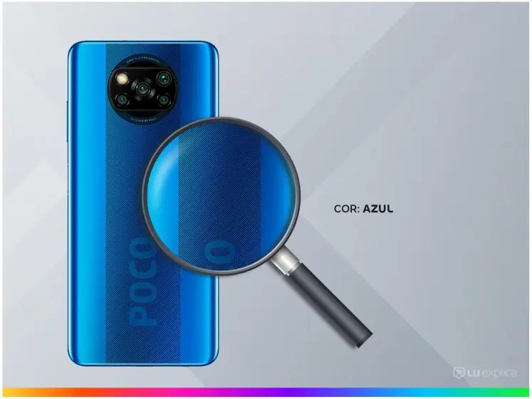 Celular Xiaomi Poco X3 64GB 6GB Cobalt Blue