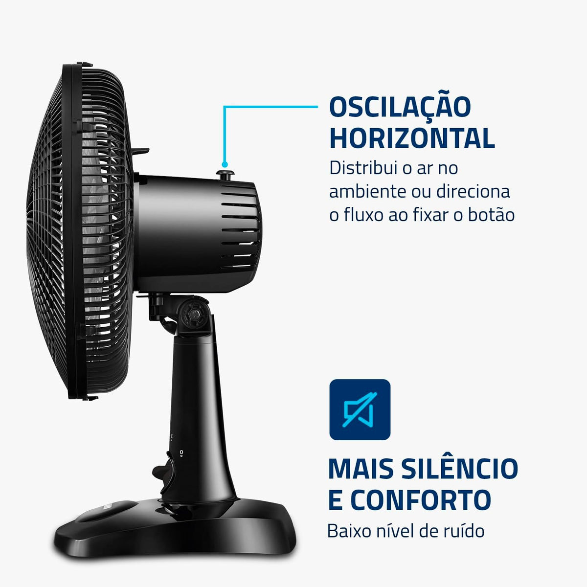 Ventilador Mondial 30cm Super Power VSP-30-B Preto