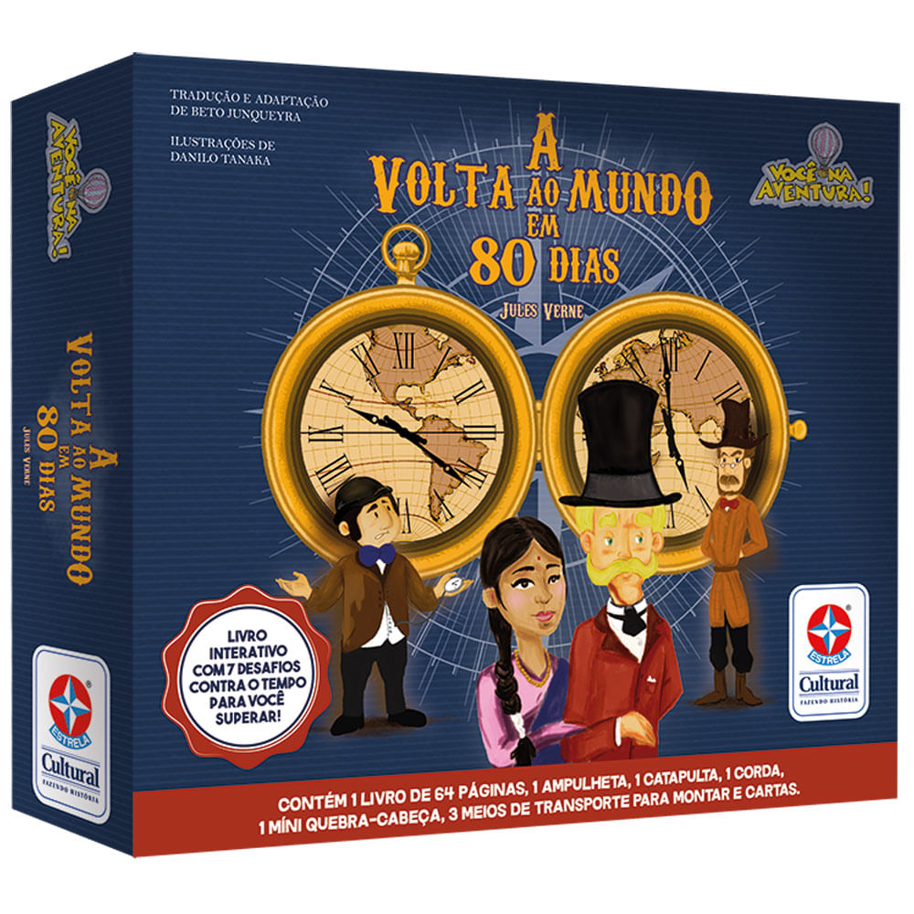 Brinquedo Livro Volta Ao Mundo Estrela