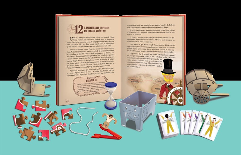 Brinquedo Livro Volta Ao Mundo Estrela