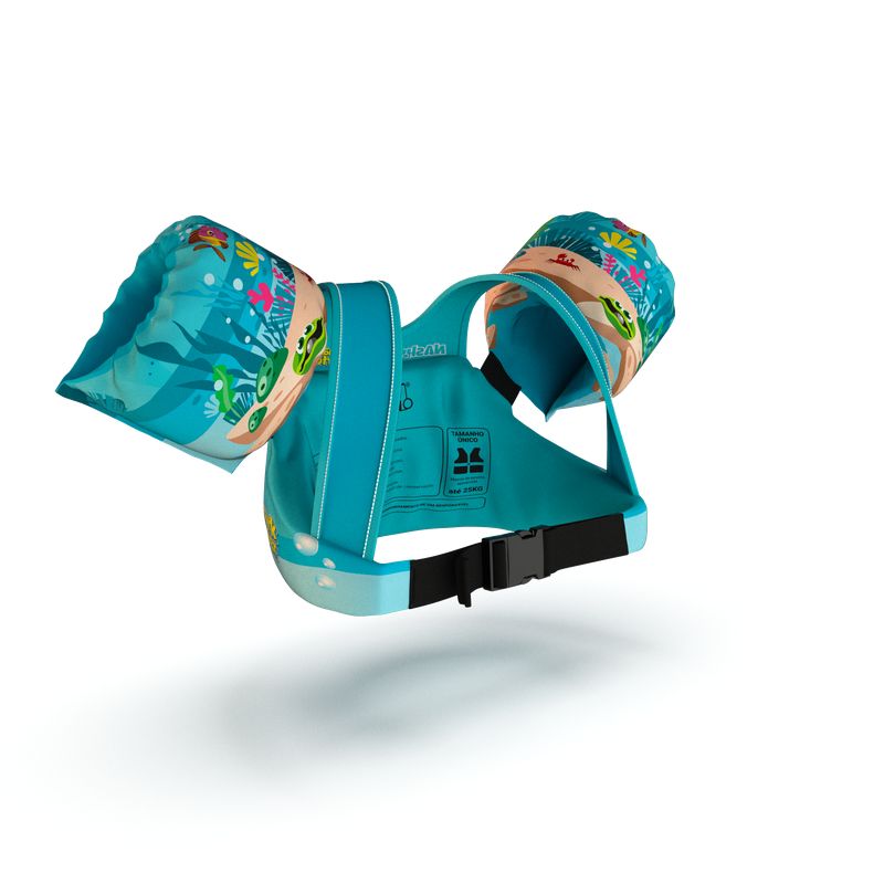 Boia Infantil Com Colete Salva Vidas Nash Tubarao