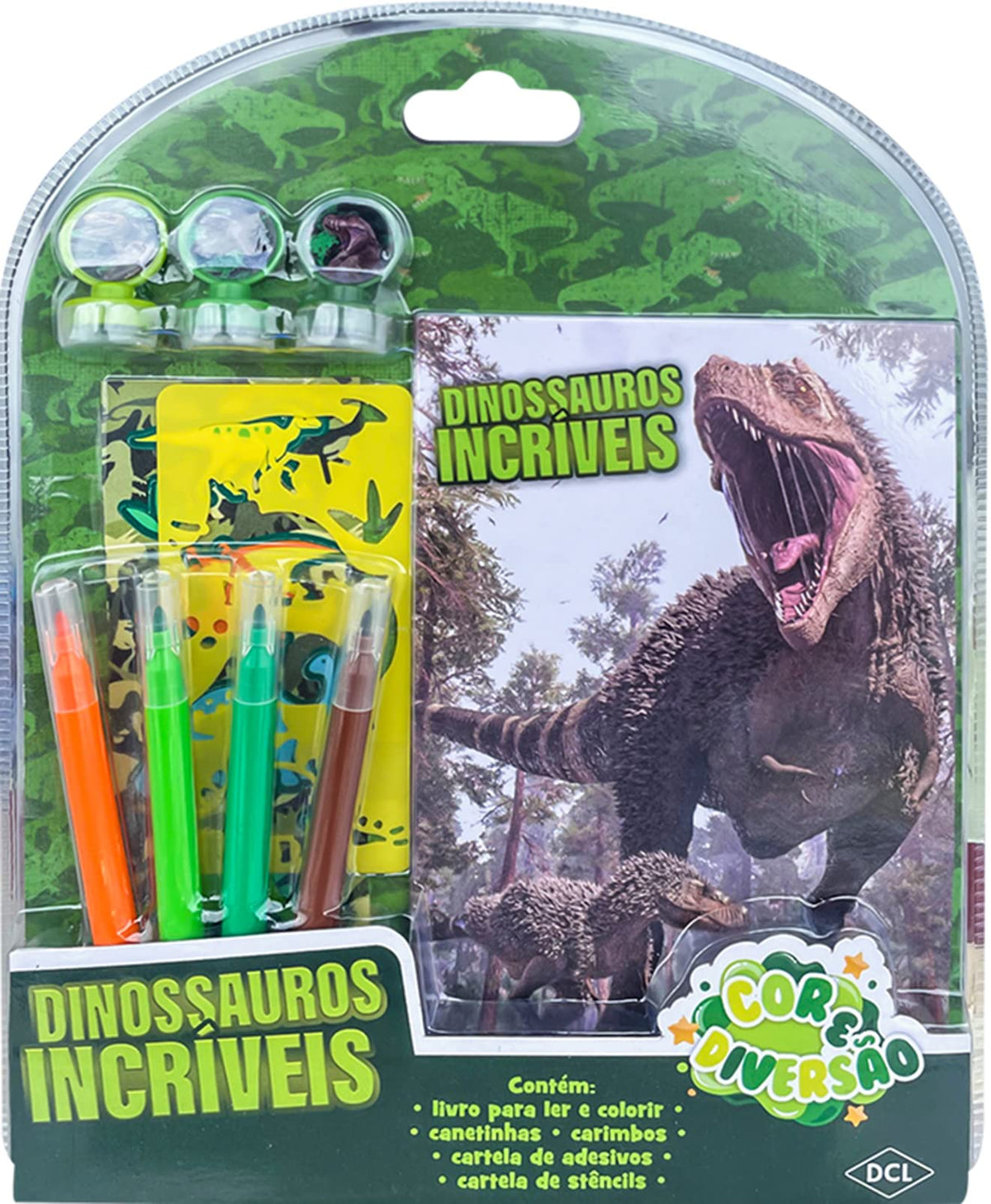 Livro Cor e Diversao Dcl Dinossauros