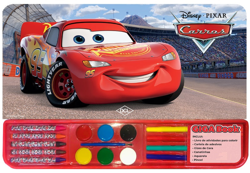 Livro Disney Dcl Giga Books Carros 3