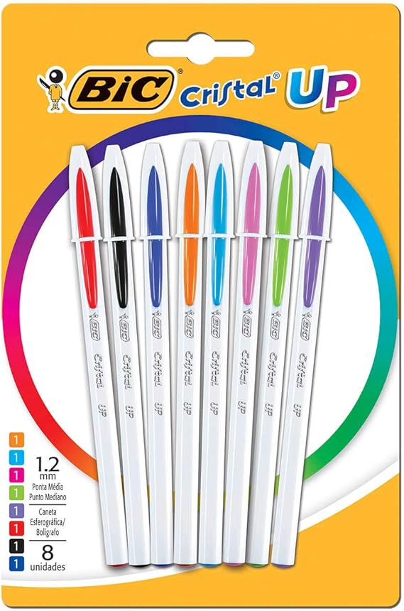 Caneta Bic Cristal Up Cores Sortidas