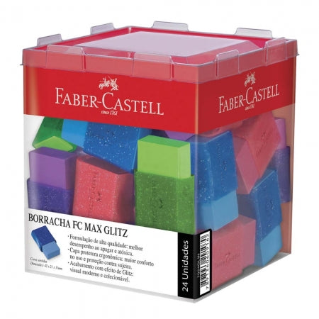 Borracha Colorida Faber Castell Max Glitz