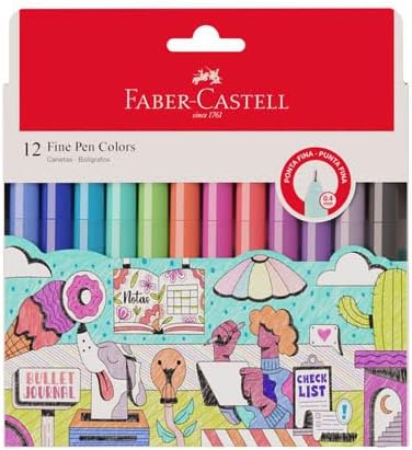 Caneta Faber Castell Fine Pen Colors Sortidas
