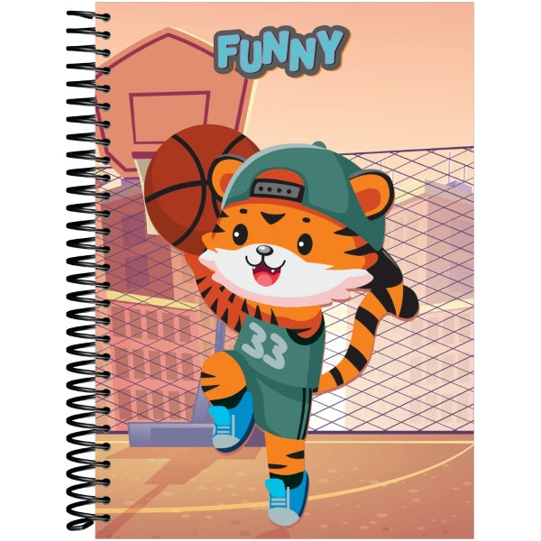 Caderno Espiral Baag Funny 1-4 80F