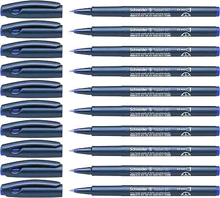 Caneta Roller Compactor Topball 857 Schneider Azul