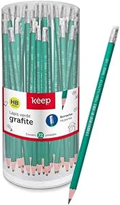 Lapis Com Borracha Keep EI098 Preto