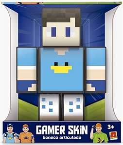 Boneco Algazarra Familia Arqueira Beto Gamer 25Cm