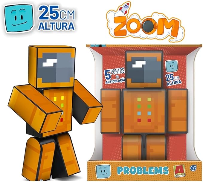 Boneco Algazarra Zoom 25Cm