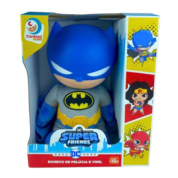 Boneco Pelucia e Vinil Cardoso Toys Batman