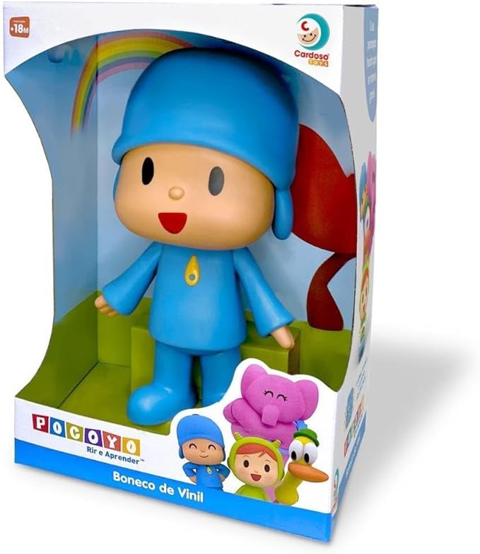 Boneco de Vinil Cardoso Toys Pocoyo Grande