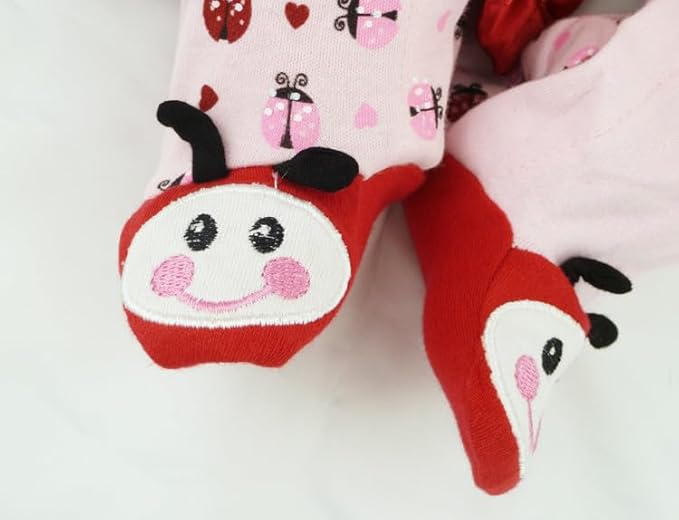 Boneca Bebe Reborn Fun Game Macacao Joaninha