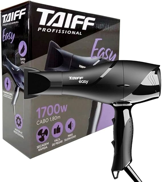 Secador Taiff Easy Preto 110v