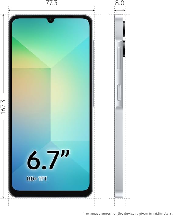 Celular Samsung Galaxy A06 128GB 4GB Branco