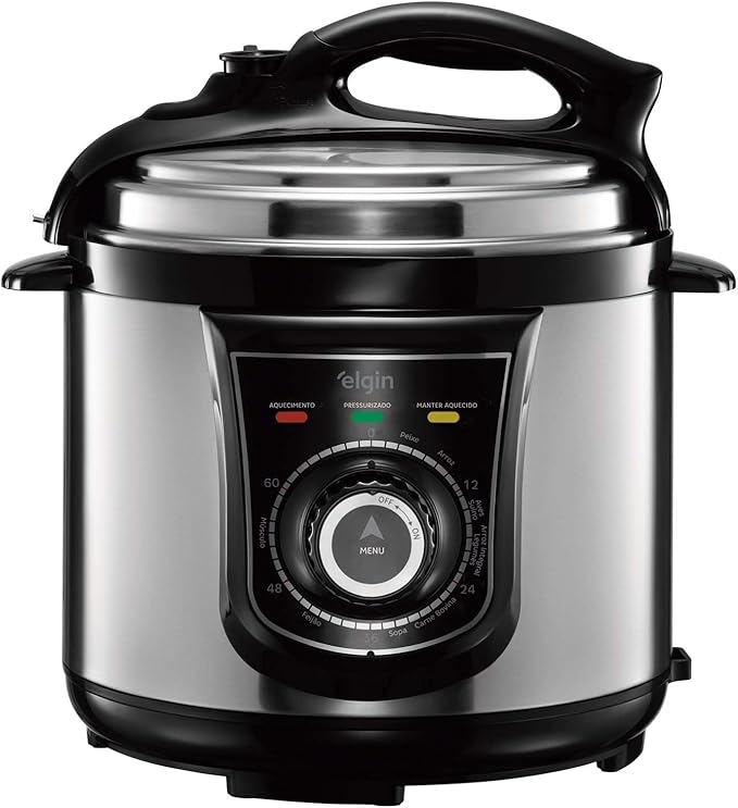 Panela Pressao Eletrica Elgin 4L Inox