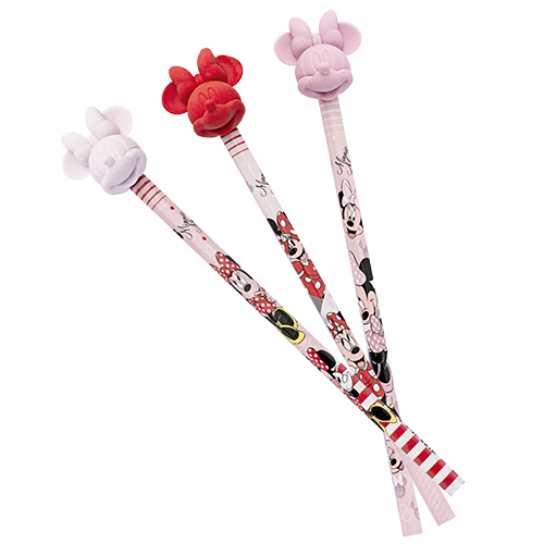 Lapis Molin HB Top Com Borracha Minnie