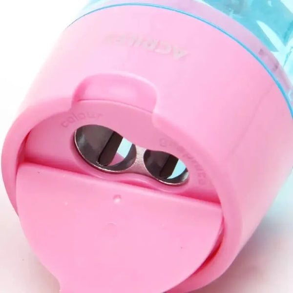 Apontador Acrilex 2 Furos Com Deposito Cand