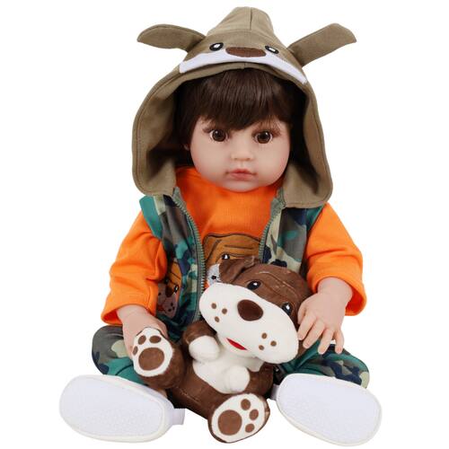 Boneca Bebe Reborn Sweetie Exxclusivo Bull Camufla