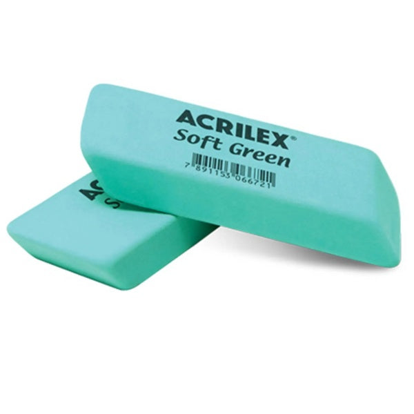Borracha Acrilex Soft Green