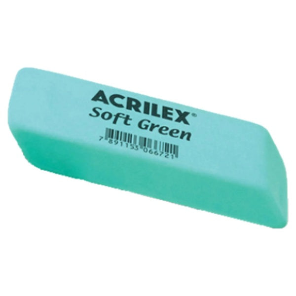 Borracha Acrilex Soft Green