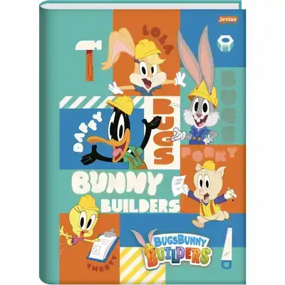 Caderno Brochura Jandaia 1/4 80F Bugs Bunny Build