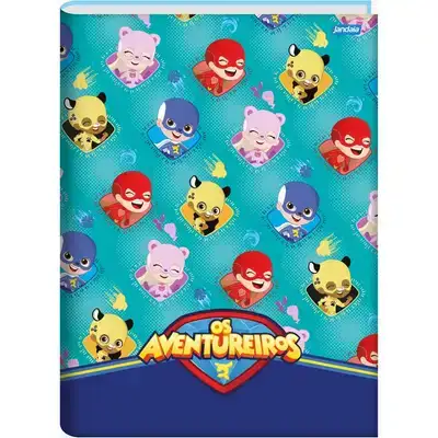 Caderno Brochura Jandaia 1/4 80F Luccas Neto