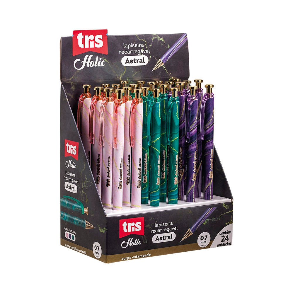 Lapiseira Tris Holic Astral 0.7mm