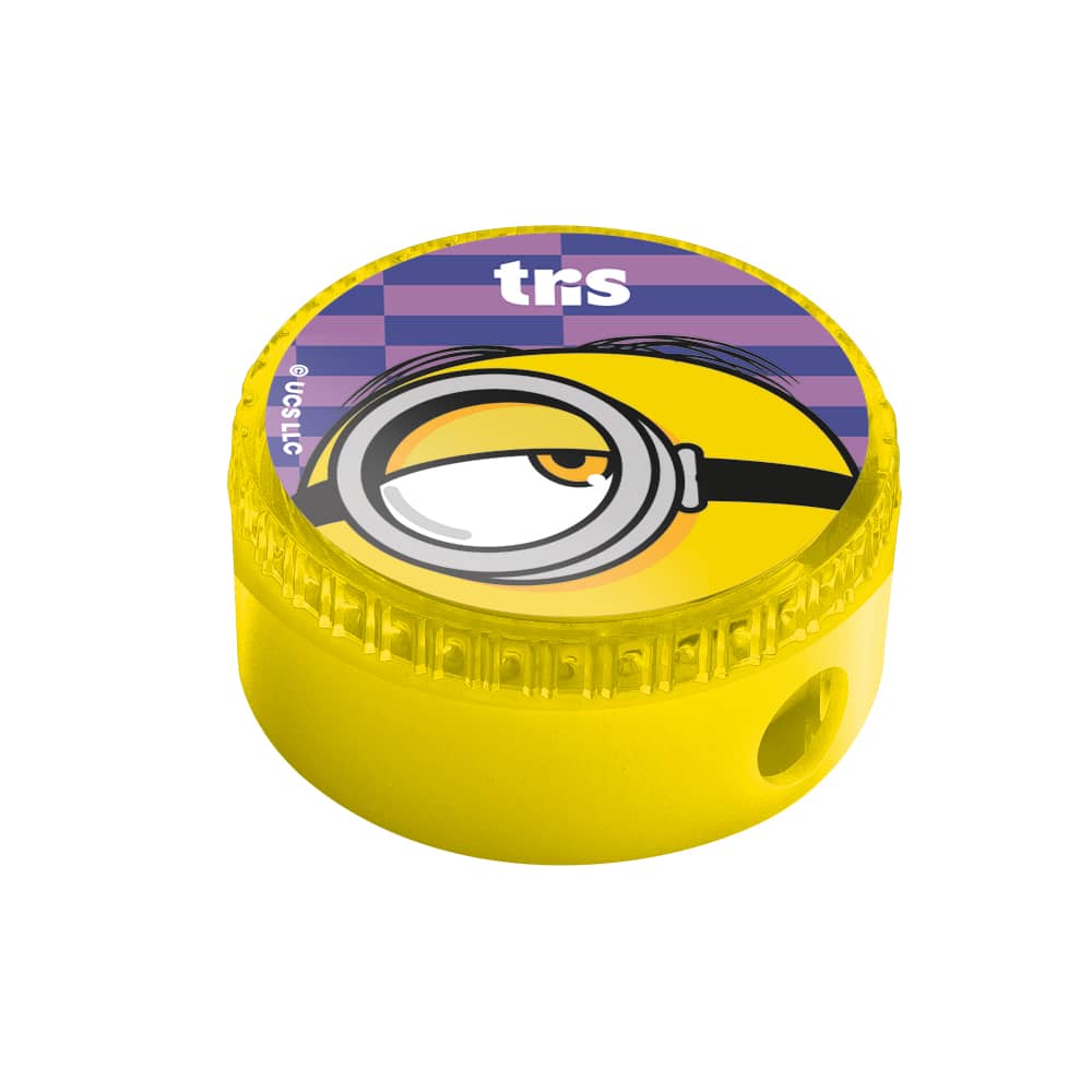 Apontador Tris Minions Com Deposito