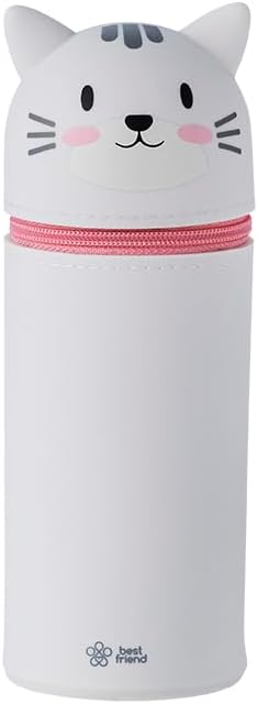 Estojo BRW Estamapado Base Retratil Best Frie Gato