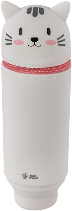 Estojo BRW Estamapado Base Retratil Best Frie Gato