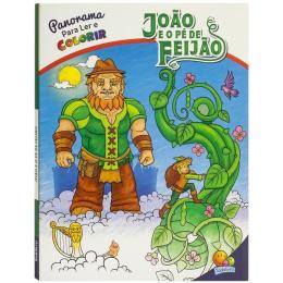 Livro Konig Ler e Colorir Joao e o Pe de Feijao