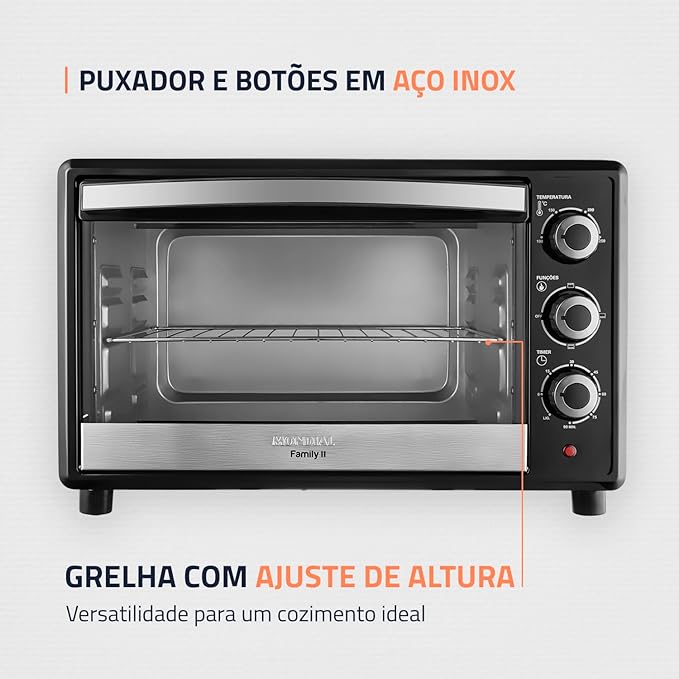Forno Eletrico Mondial 42L FR-42 Preto