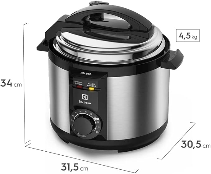 Panela Pressao Eletrica Electrolux 5L PCE20 Aco Es