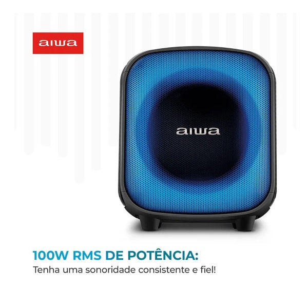Caixa de Som Aiwa Partybox Pb 07 Bluetooth