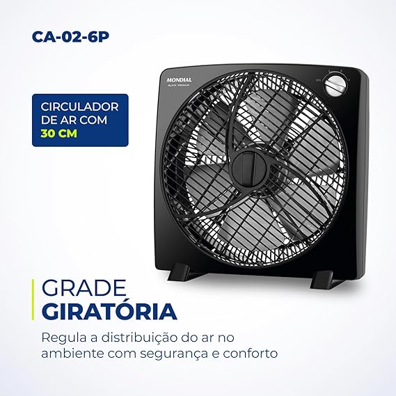 Circulador de Ar Mondial 30cm (CA-02)